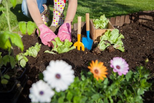 Reusable garden materials prepared for charity donation